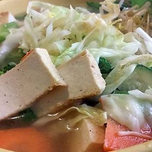 vegan tofu pho  at Pho Square in Loves Park