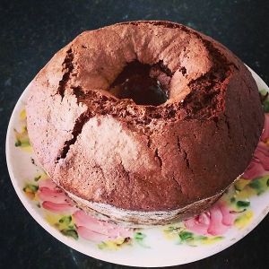 Vegan chocolate cake at Natureba in Joao Pessoa