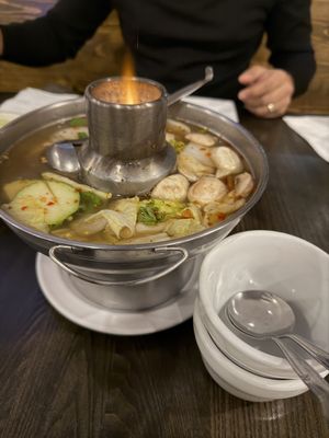 Tom yum soup  at Thailicious in Henderson