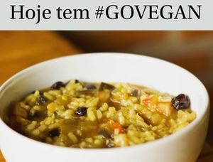 Vegan RIsotto at Bistro Vitta in Cuiaba