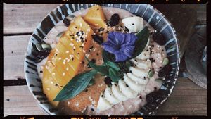 Porridge at The Factory Cafe in Koh Tao