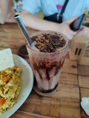 Chocolate Smoothie at The Factory Cafe in Koh Tao