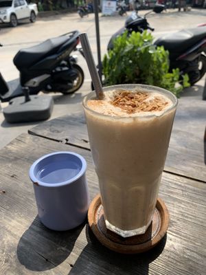 Best Coffee Banana Shake! 😍  at The Factory Cafe in Koh Tao