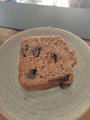 Banana bread vegan at The Factory Cafe in Koh Tao