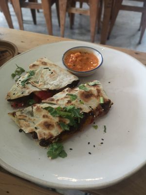 Quesadilla at The Factory Cafe in Koh Tao
