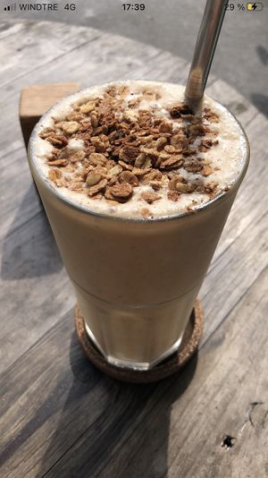 This coffee smoothie is a must for all the coffee lovers   at The Factory Cafe in Koh Tao