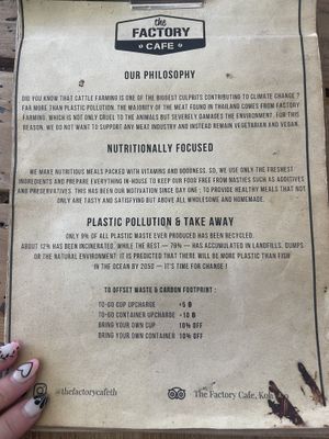   at The Factory Cafe in Koh Tao