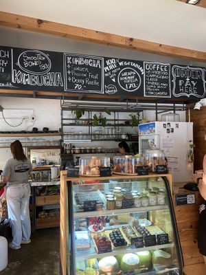 Various vegan pastries   at The Factory Cafe in Koh Tao