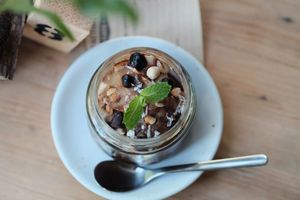 Vegan icecream at The Factory Cafe in Koh Tao