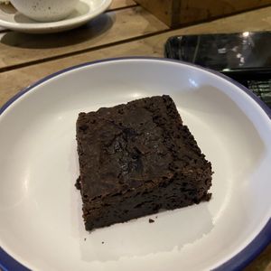 Chocolate brownie   at The Factory Cafe in Koh Tao