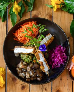 MEDITERRANEAN GARDEN BOWL at The Factory Cafe in Koh Tao