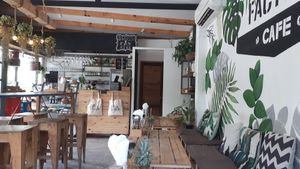 Furnishing at The Factory Cafe in Koh Tao