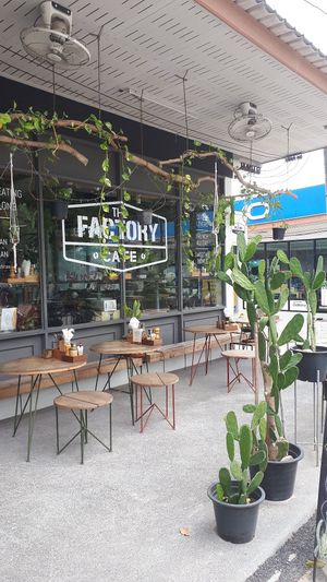 Furnishing at The Factory Cafe in Koh Tao