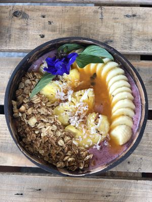 Acai bowl  at The Factory Cafe in Koh Tao