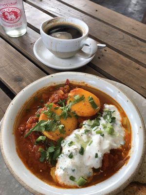 Shakshuka at The Factory Cafe in Koh Tao