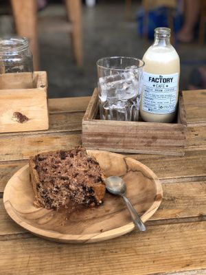 Banana pie  at The Factory Cafe in Koh Tao