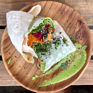 Falafel. at The Factory Cafe in Koh Tao