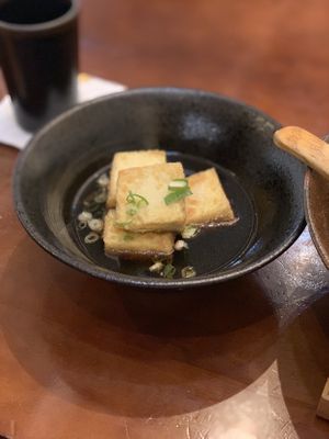 Deep fried tofu  at Sān Běn ShǒuGōng LāMiàn 三本手工拉麵 in Taipei
