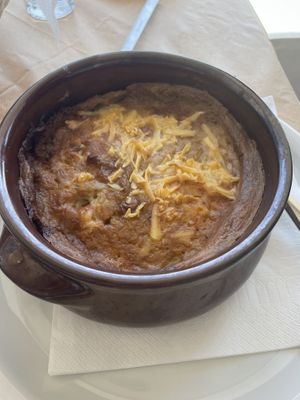 Vegan moussaka  at Melina's Tavern in Santorini