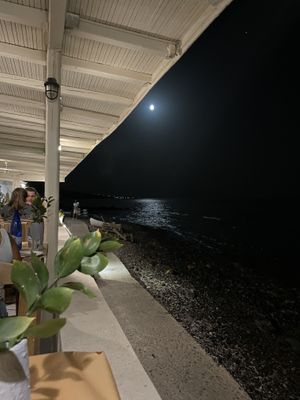 From our table at Melina's Tavern in Santorini