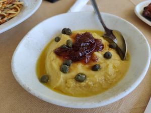 We use this on our bread and it was pretty good at Melina's Tavern in Santorini