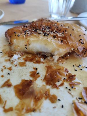  at Melina's Tavern in Santorini