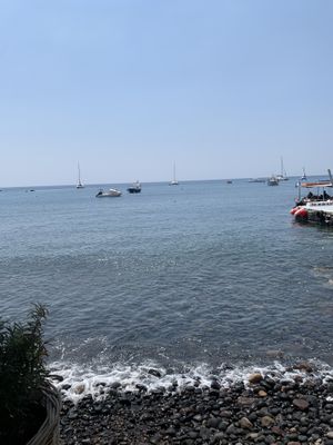   at Melina's Tavern in Santorini