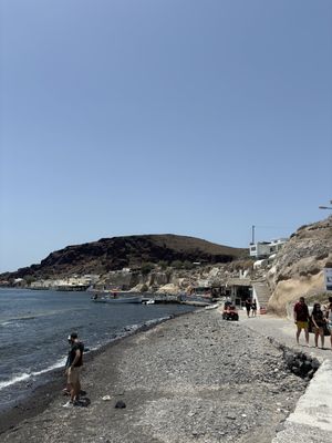   at Melina's Tavern in Santorini