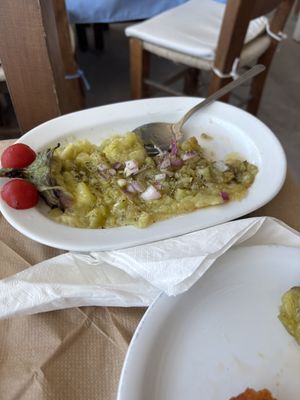 Aubergine   at Melina's Tavern in Santorini