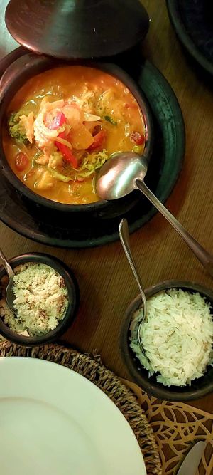 Moqueca vegana at Pousada Maravilha in Fernando De Noronha