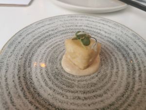 Amuse bouche from the new tasting menu. at The Omni Collective in South East London
