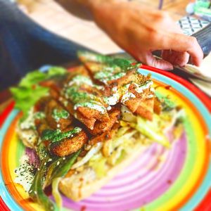 Vegan burger with baecon! at Coraçao Vegano in Funchal