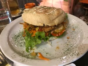 Vegan burger ! Super tasty  at Coraçao Vegano in Funchal