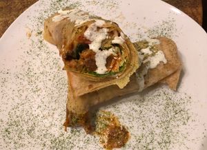 Wrap at Coraçao Vegano in Funchal