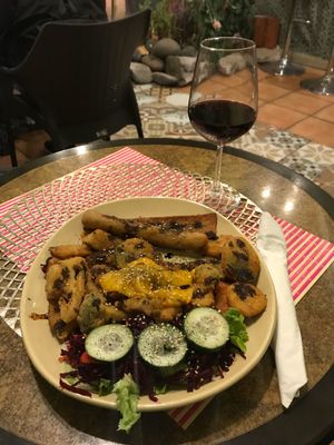 dinner for one at Coraçao Vegano in Funchal