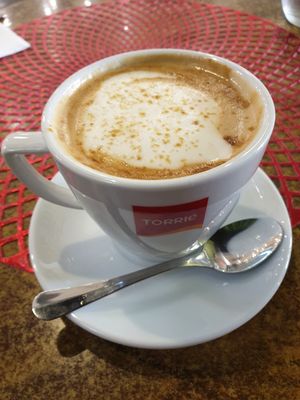 ginger coffee at Coraçao Vegano in Funchal