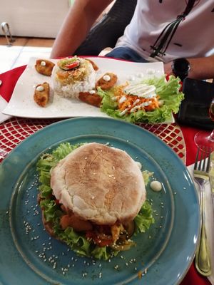 Burger at Coraçao Vegano in Funchal