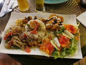 Vegan Plate at Coraçao Vegano in Funchal