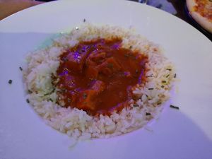 Vegan curry - December 2021 at Rock Garden in Torquay