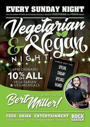 Sundays from October 1, 2017 at Rock Garden in Torquay