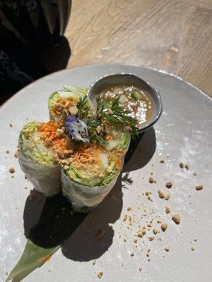 Fresh spring rolls at Nama in Mallorca