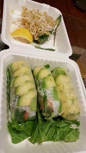 Avocado rolls at Wat the Pho in Taylors Hill