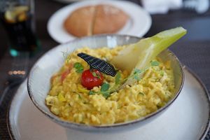 Risotto with fennel  at Bedem in Varazdin