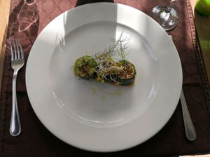 stuffed courgettes  at Bedem in Varazdin