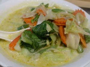 green curry vegetables  at Happy Thai in Perth