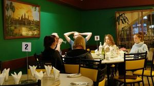 restaurant interior at Happy Thai in Perth