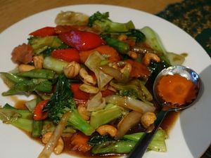 assorted vegetables  at Happy Thai in Perth