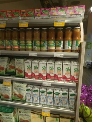 Vegan mylks at NaturaSi - Via Cardinale in Naples