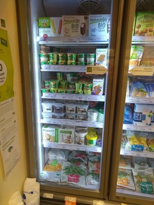Freezer part at NaturaSi - Via Cardinale in Naples