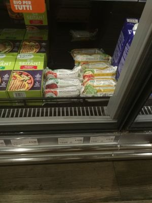 Mozzarisella (vegan) at NaturaSi - Via Cardinale in Naples